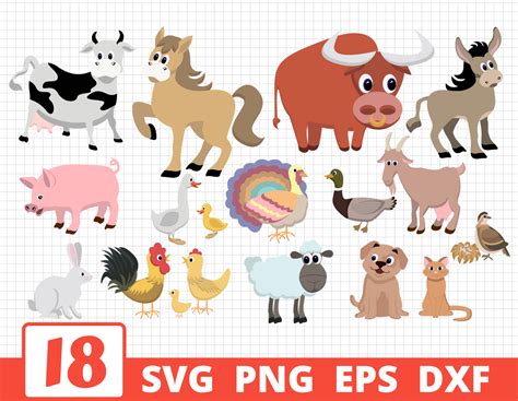 Download Free Animals, Bunny SVG, Deer SVG, Lamb SVG, Elephant SVG, Pig SVG, Fox
SVG Easy Edite